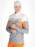 Miniatura Spyder, Podium 1/2 Zip maglione uomo Concrete arancio, grigio 