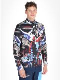 Miniatura Spyder, Podium 1/2 Zip maglione uomo Paint By Numbers Purple Flash multicolorato 