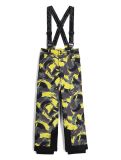 Miniatura Spyder, Propulsion pantaloni da sci bambino Camouflage Acid Yellow giallo 