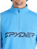 Miniatura Spyder, Speed Fleece 1/2 Zip maglione uomo Aether Blue blu 