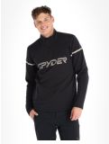 Miniatura Spyder, Speed Fleece 1/2 Zip maglione uomo Black nero 