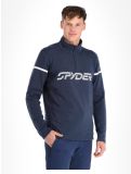 Miniatura Spyder, Speed Fleece 1/2 Zip maglione uomo True Navy blu 