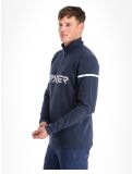 Miniatura Spyder, Speed Fleece 1/2 Zip maglione uomo True Navy blu 