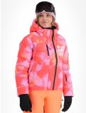 Miniatura Superdry, Hooded Ski Boxy Puffer giacca sci donna Brush Camo Coral rosa 