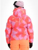 Miniatura Superdry, Hooded Ski Boxy Puffer giacca sci donna Brush Camo Coral rosa 