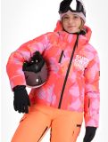 Miniatura Superdry, Hooded Ski Boxy Puffer giacca sci donna Brush Camo Coral rosa 