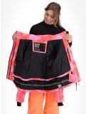 Miniatura Superdry, Hooded Ski Boxy Puffer giacca sci donna Brush Camo Coral rosa 