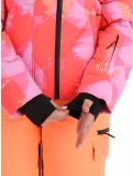 Miniatura Superdry, Hooded Ski Boxy Puffer giacca sci donna Brush Camo Coral rosa 