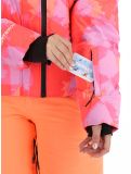 Miniatura Superdry, Hooded Ski Boxy Puffer giacca sci donna Brush Camo Coral rosa 