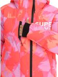 Miniatura Superdry, Hooded Ski Boxy Puffer giacca sci donna Brush Camo Coral rosa 