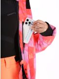 Miniatura Superdry, Hooded Ski Boxy Puffer giacca sci donna Brush Camo Coral rosa 