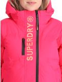 Miniatura Superdry, Hooded Ski Boxy Puffer giacca sci donna Hyper Fire Pink rosa 