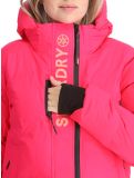 Miniatura Superdry, Hooded Ski Boxy Puffer giacca sci donna Hyper Fire Pink rosa 