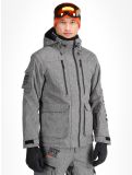 Miniatura Superdry, Ski Peak Rescue giacca sci uomo Dark Grey Marl grigio 