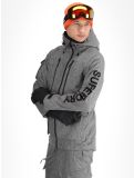 Miniatura Superdry, Ski Peak Rescue giacca sci uomo Dark Grey Marl grigio 