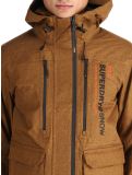 Miniatura Superdry, Ski Peak Rescue giacca sci uomo Tobacco Brown Marl marrone 