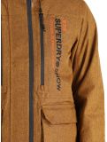 Miniatura Superdry, Ski Peak Rescue giacca sci uomo Tobacco Brown Marl marrone 