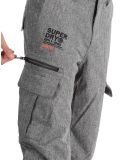 Miniatura Superdry, Ski Peak Rescue pantaloni da sci uomo Dark Grey Marl grigio 