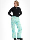 Miniatura Superdry, Ski Ultimate Rescue pantaloni da sci donna Abstract Teal Lime verde 