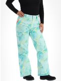 Miniatura Superdry, Ski Ultimate Rescue pantaloni da sci donna Abstract Teal Lime verde 