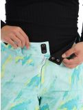 Miniatura Superdry, Ski Ultimate Rescue pantaloni da sci donna Abstract Teal Lime verde 