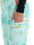 Miniatura Superdry, Ski Ultimate Rescue pantaloni da sci donna Abstract Teal Lime verde 