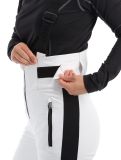 Miniatura Tenson, Grace Bib pantaloni da sci softshell donna Bright White bianco 