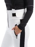 Miniatura Tenson, Grace Bib pantaloni da sci softshell donna Bright White bianco 