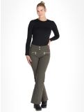 Miniatura Toni Sailer, Alla pantaloni da sci donna Night Olive verde 