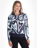 Miniatura Toni Sailer, Wieka Print maglione donna Blue Frost blu 