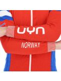 Miniatura Unleash your Nature, Natyon Norway Ow Knitted 2Nd Layer Full Zip gilet uomo rosso 