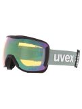 Miniatura Uvex, Downhill 2100 Cv S1 mascherina da sci unisex Black Matt / Mirror Opal nero 