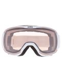 Miniatura Uvex, Downhill 2100 V S1-3 mascherina da sci unisex White Matt / Mirror Silver bianco 