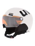 Miniatura Uvex, Hlmt 500 Visor caschetto con visiera unisex mat bianco 