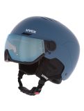 Miniatura Uvex, Wanted Visor caschetto con visiera unisex Stone Blue / Mirror Blue blu 