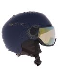 Miniatura Uvex, Wanted Visor Women Edition caschetto con visiera unisex Polar Sparkle / Mirror Gold blu 