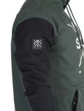 Miniatura Watts, ORBITAL softshell uomo Forest / White bianco, nero, verde 