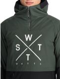 Miniatura Watts, XMETOD anorak uomo Green / Black nero, verde 