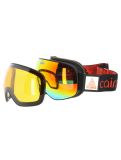 Miniatura Cairn, Focus Otg mascherina da sci unisex Mat Black Orange Mirror arancio, nero 