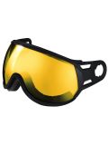 Miniatura Cairn, Visor Polarized Yellow, visiera polarizzata per casco Cosmos Polarized, nero giallo