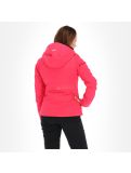 Miniatura CMP, softshell, donna, giacca con zip, cappuccio, rosa granita