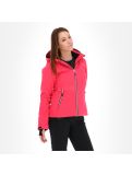 Miniatura CMP, softshell, donna, giacca con zip, cappuccio, rosa granita