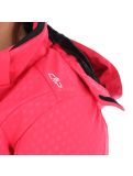 Miniatura CMP, softshell, donna, giacca con zip, cappuccio, rosa granita