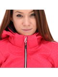 Miniatura CMP, softshell, donna, giacca con zip, cappuccio, rosa granita