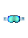 Miniatura Cairn, Gravity, ski goggles, Mat white-blue