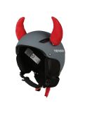 Miniatura Hoxyheads, Hoxy Ears copri-casco unisex Devil rosso 