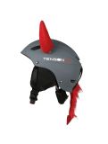 Miniatura Hoxyheads, Hoxy Ears copri-casco unisex Devil rosso 