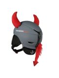 Miniatura Hoxyheads, Hoxy Ears copri-casco unisex Devil rosso 