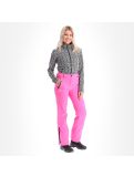 Miniatura Icepeak, Riksu, pantalone da sci slim fit in soft-shell, donna, rosa