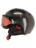 Miniatura Kask, Elite pro, Casco sci con visiera, nero carbonio